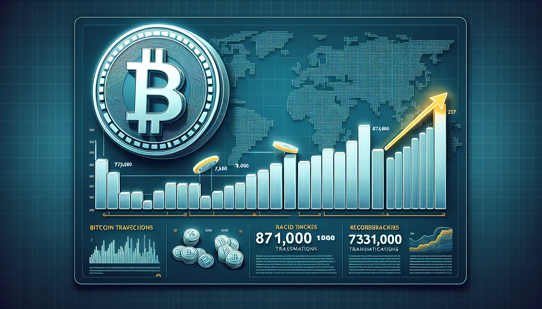 Bitcoin Breaks Daily Transaction Record with Over 731,000 Transactions